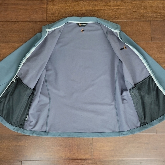 Moonstone Dryskin Schoeller Softshell Zip-Up Jacket Women's Size M Slate Gray - Picture 7 of 11